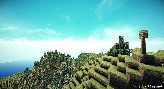 Plattelian Mountains Map для Minecraft Все версии