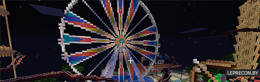 Лунапарк в Minecraft