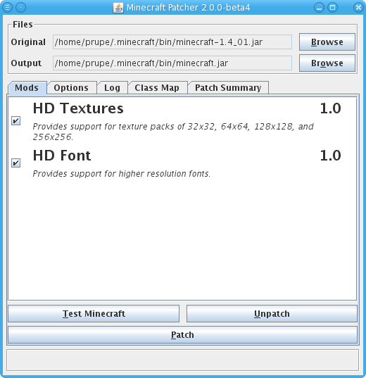 MCPatcher HD v2.4.4_01 для Minecraft 1.4.7