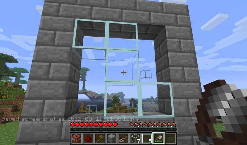Плагин GlassBack v1.0.9 для minecraft 1.4.5
