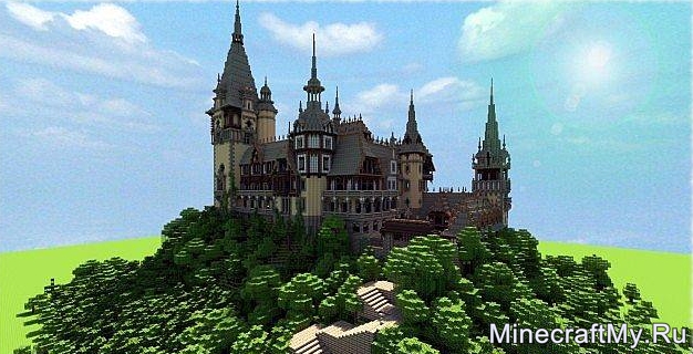 Карта "Замок XIX века" для Minecraft