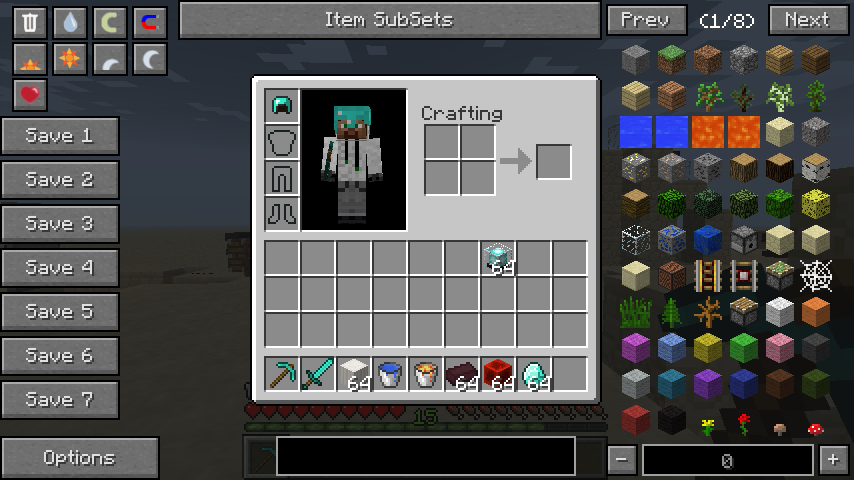 NOT ENOUGH ITEMS ДЛЯ MINECRAFT 1.5.1